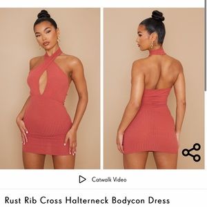 PrettyLittleThing; it’s a size small but it’s stretchy material